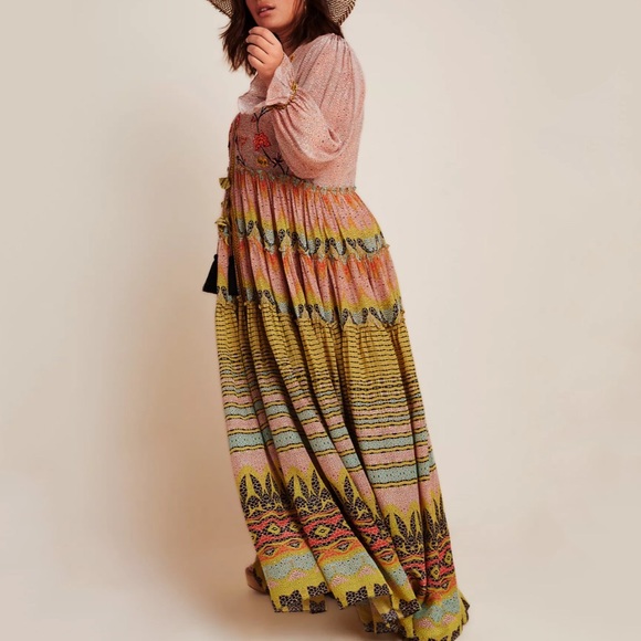 Anthropologie Bhanuni Jyoti Giorgia Maxi Dress - Picture 8 of 15
